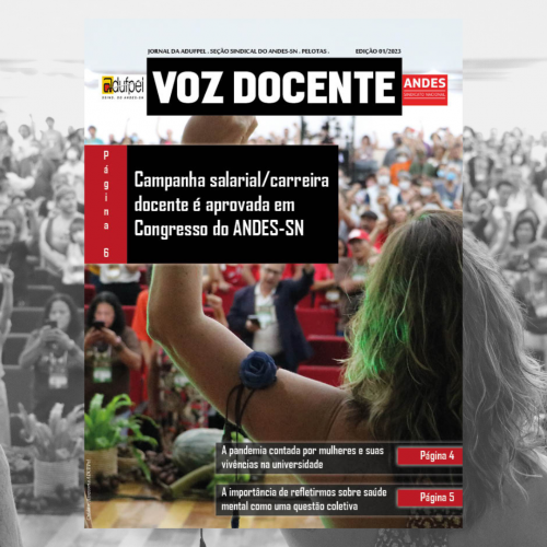 Jornal Voz Docente aborda os planos de lutas aprov